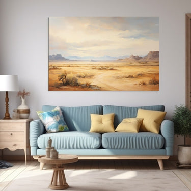 Vintage Desert Painting